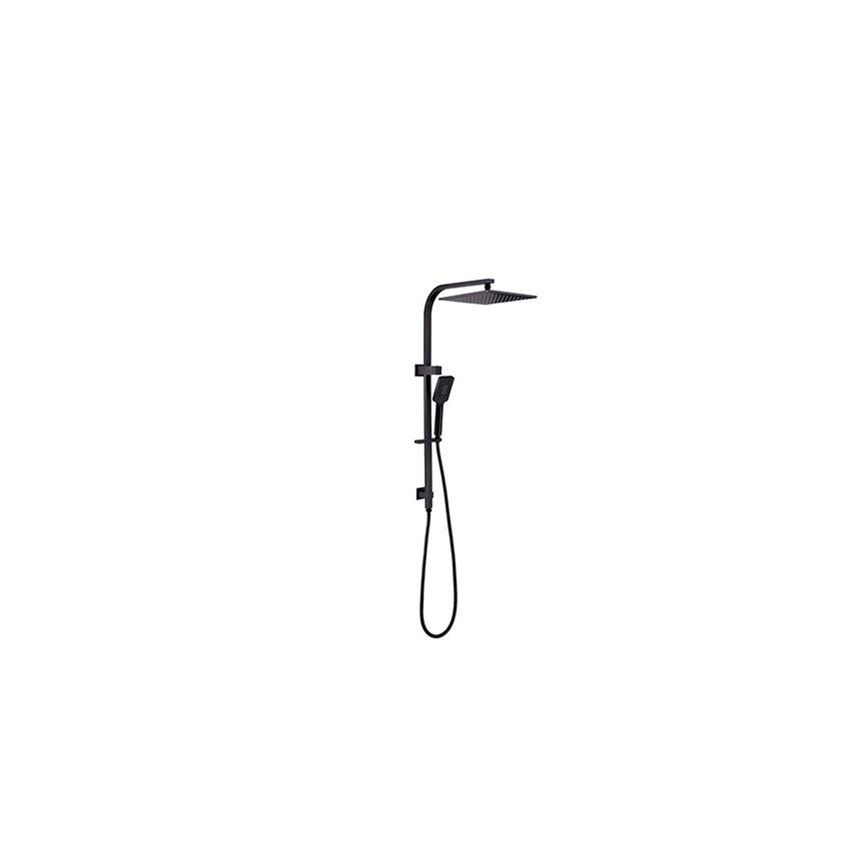 Celia Twin Shower Matte Black gallery detail image