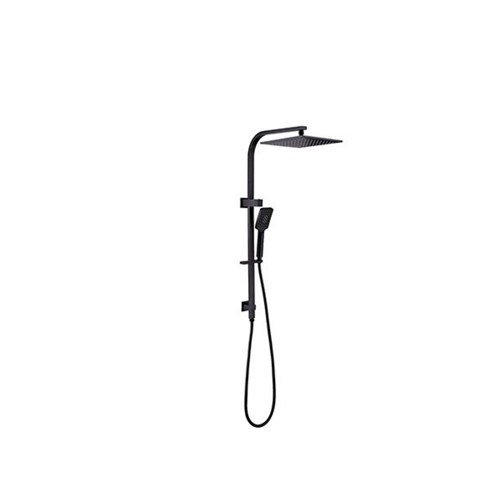 Celia Twin Shower Matte Black gallery detail image