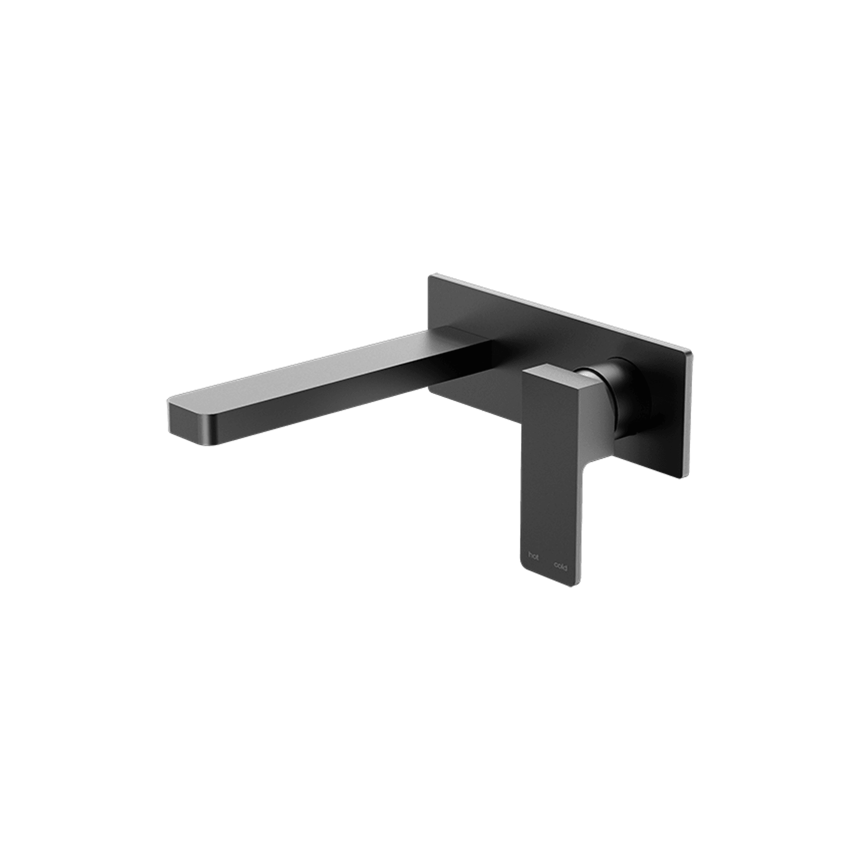 Celia Wall Basin/Bath Mixer Matte Black gallery detail image