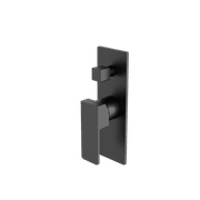 Celia Shower Mixer With Divertor Matte Black gallery detail image
