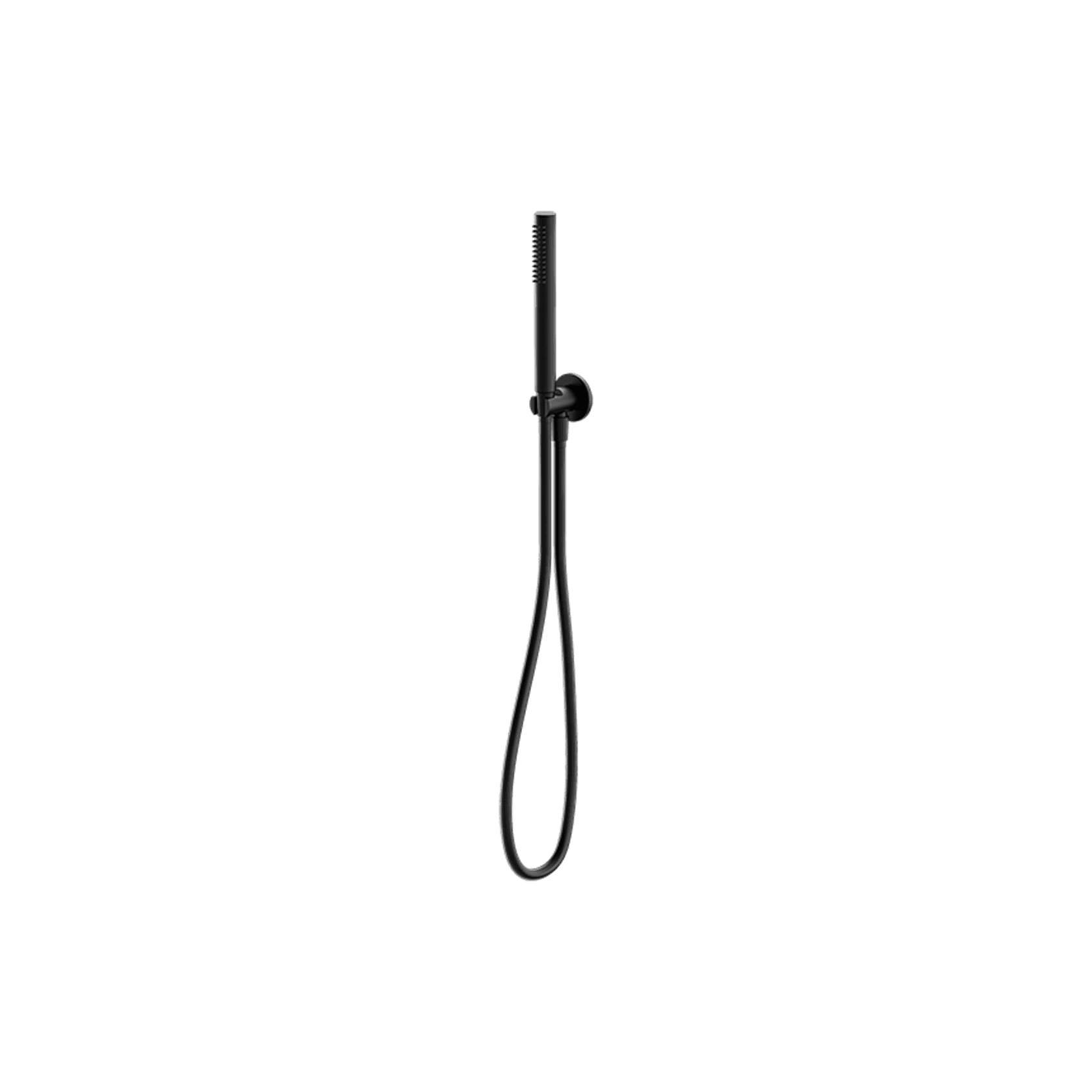 Slim Shower On Bracket Matte Black gallery detail image