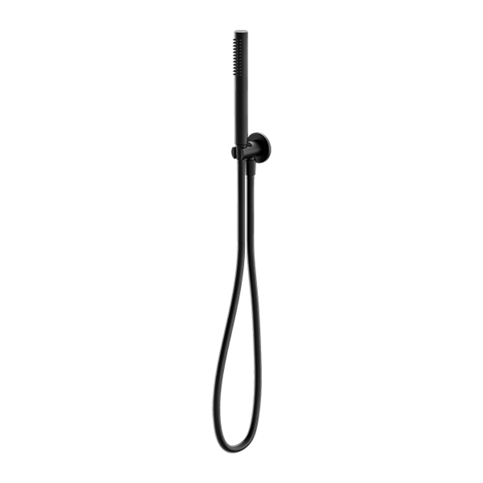 Slim Shower On Bracket Matte Black gallery detail image