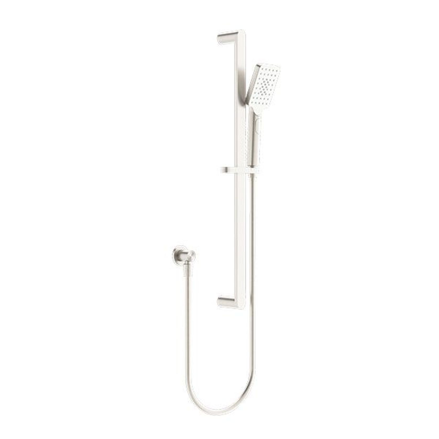 Bianca Shower Rail | Brushed Nickel gallery detail image