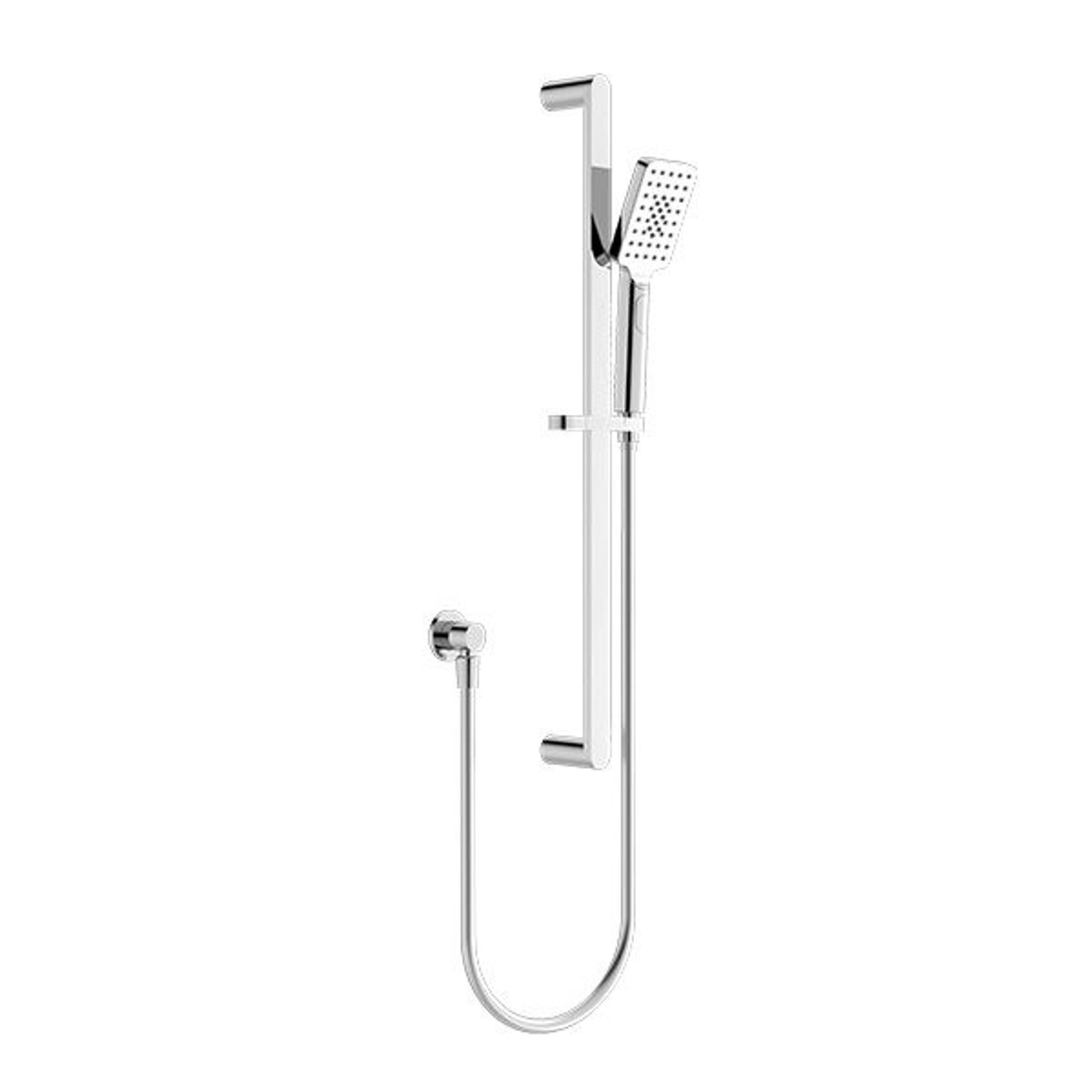 Bianca Shower Rail | Chrome gallery detail image