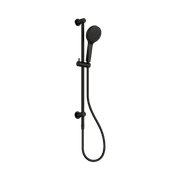 3-Function Shower Rail Matte Black gallery detail image