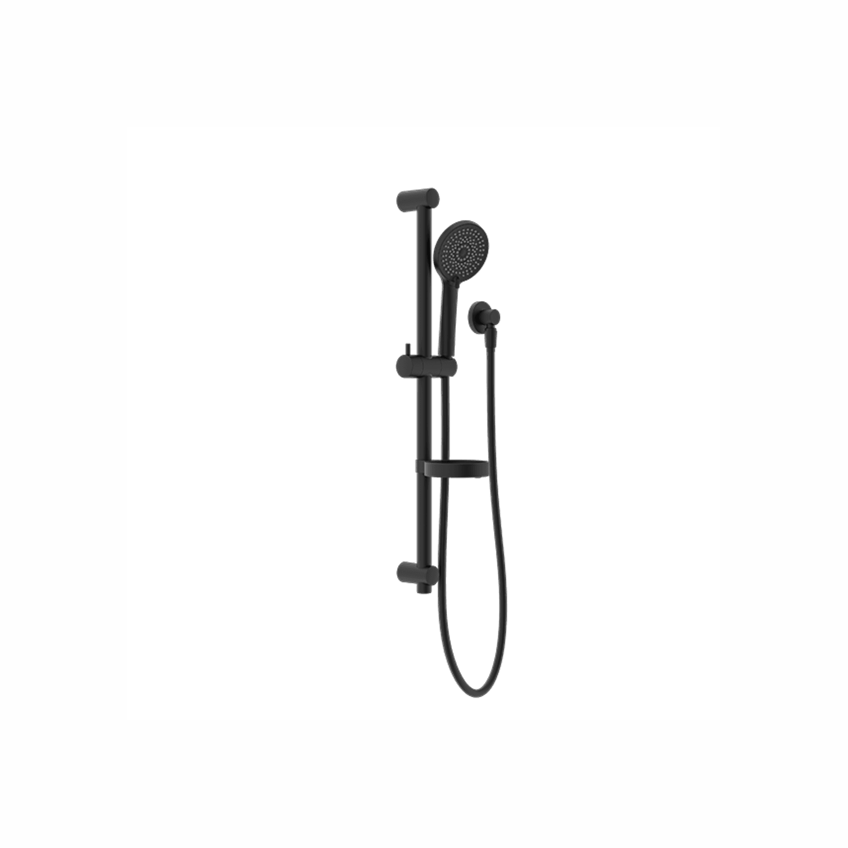 Builder Project Shower Rail Matte Black gallery detail image