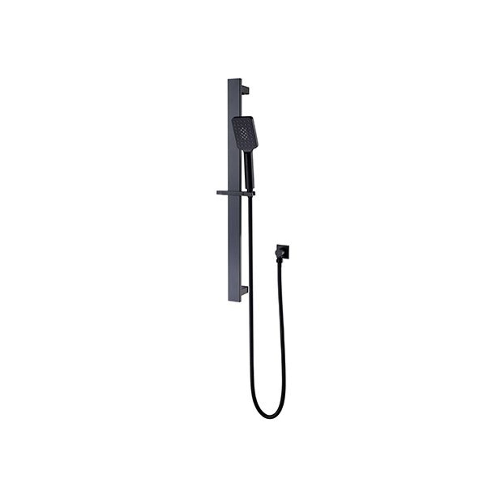 Celia New Shower Rail Matte Black gallery detail image