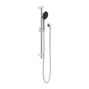 Round Metal Project Rail Shower Chrome gallery detail image