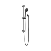 Round Metal Project Shower Rail 4 Star Rating Gun Metal gallery detail image