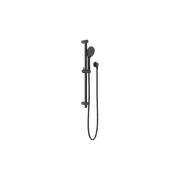 Round Metal Project Shower Rail 4 Star Rating Matte Black gallery detail image