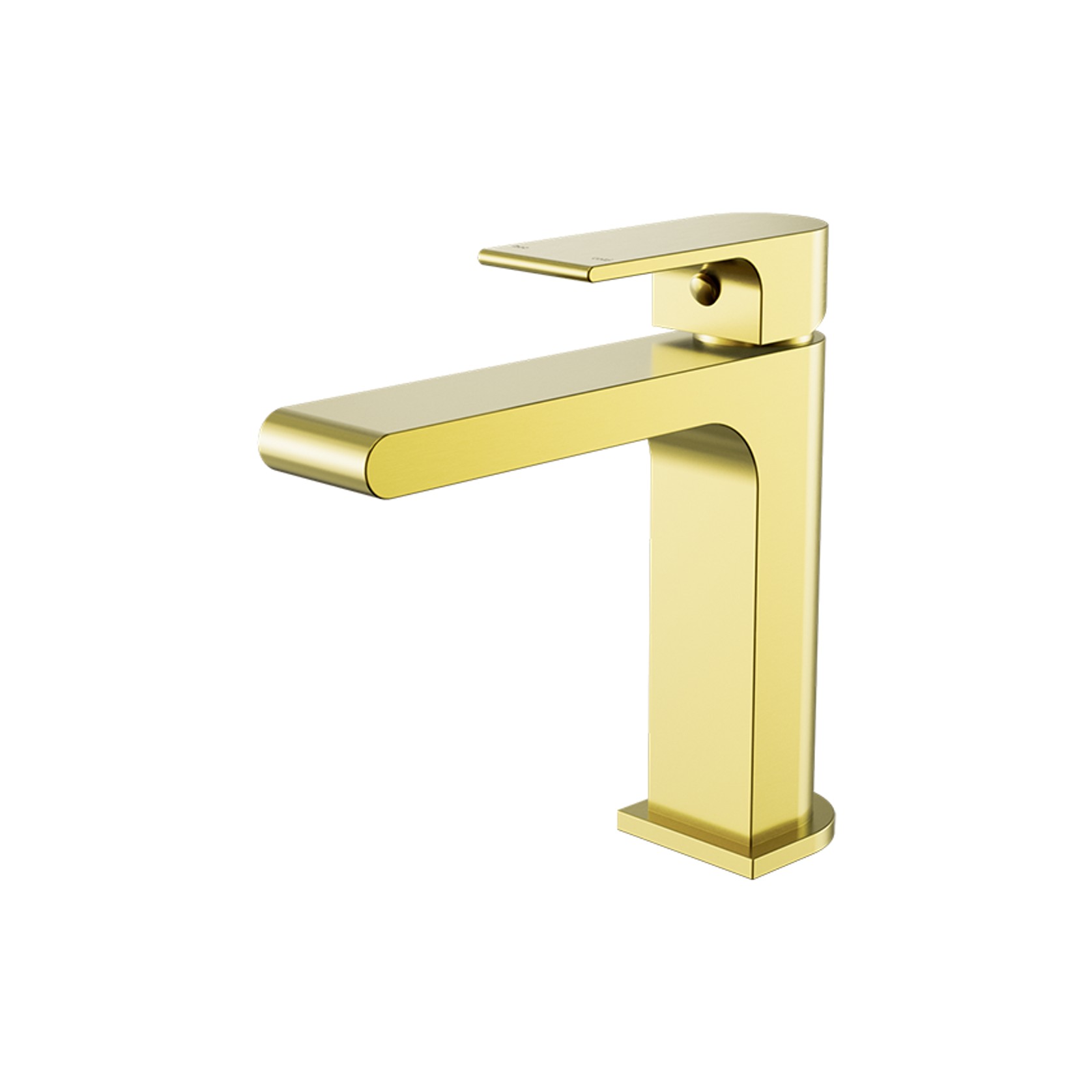 Bianca Basin Mixer Straight Spout | Brushed Gold gallery detail image