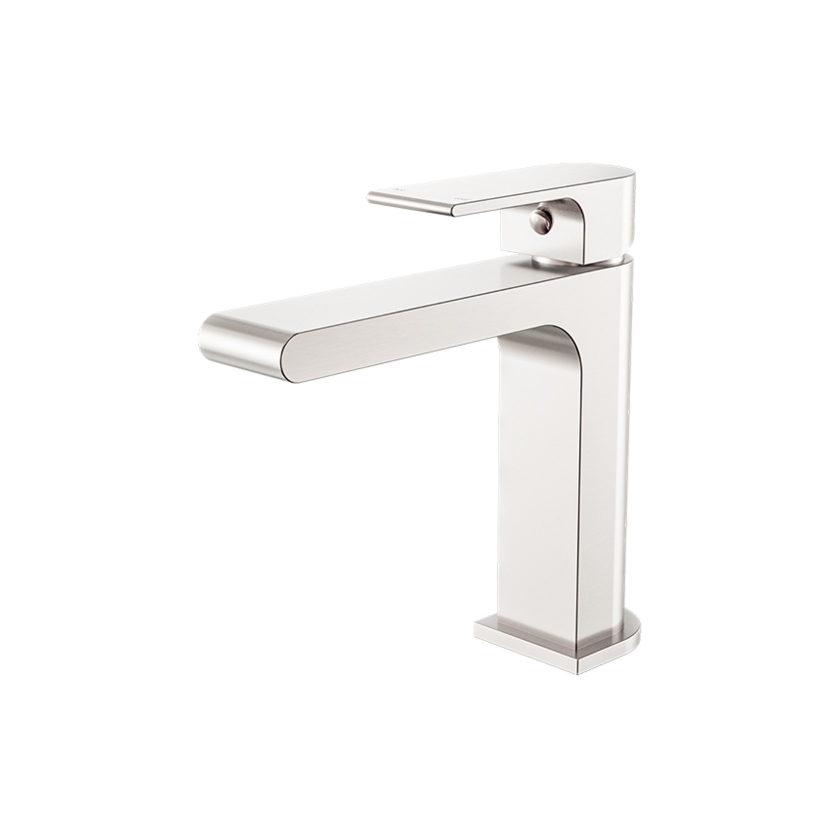 Bianca Basin Mixer Straight Spout | Brushed Nickel gallery detail image