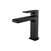 Bianca Basin Mixer Straight Spout | Matte Black gallery detail image