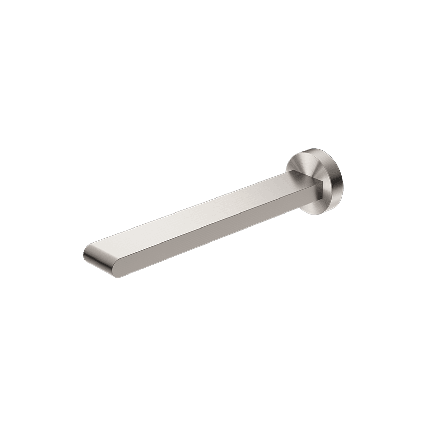 Bianca Fixed Bath Spout 240mm | Brushed Nickel gallery detail image