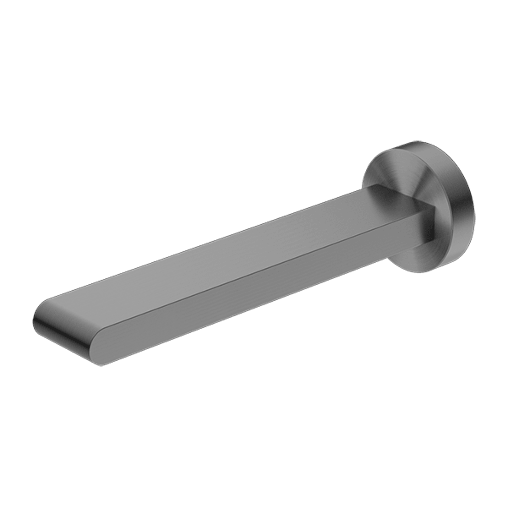 Bianca Fixed Bath Spout 200mm | Gun Metal gallery detail image