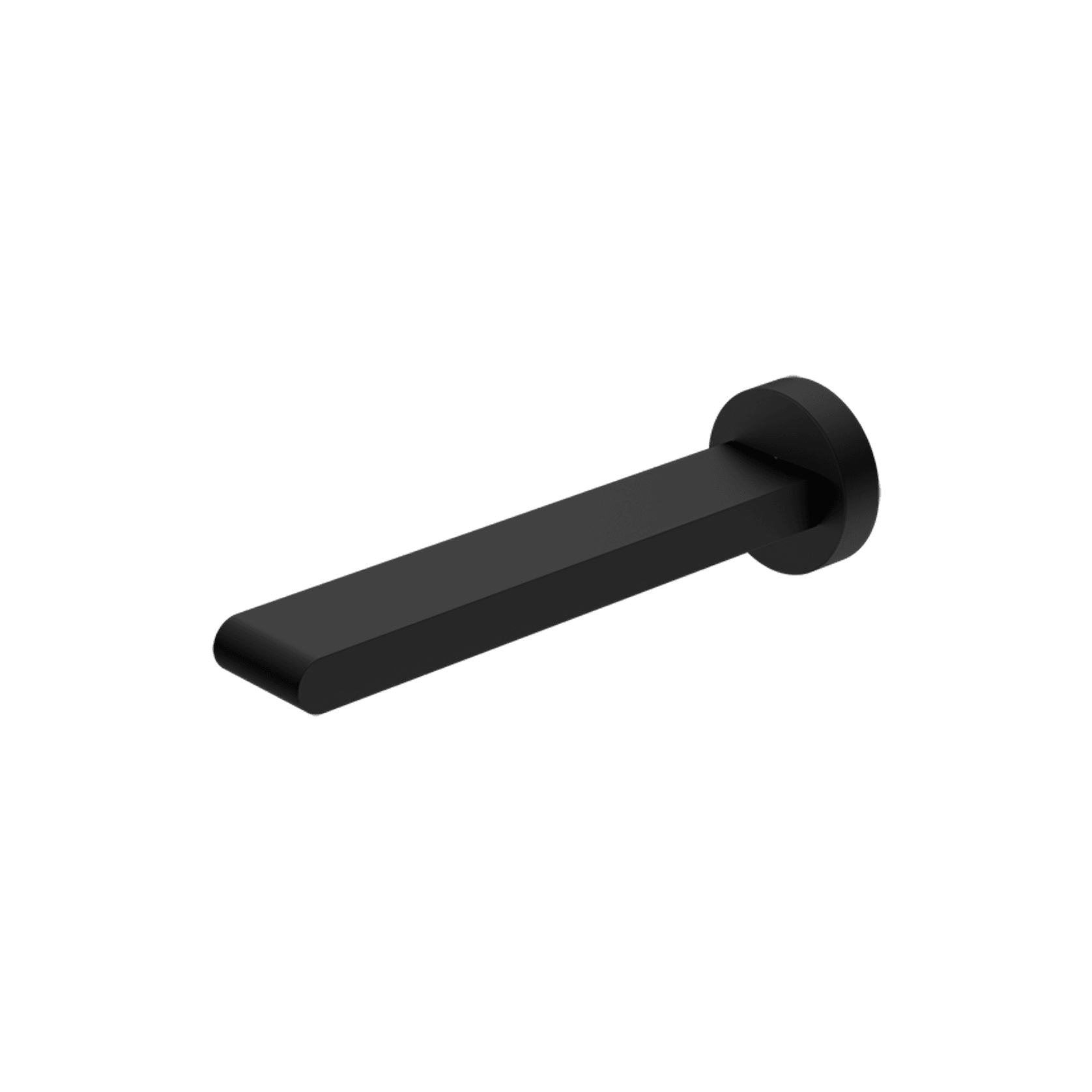 Bianca Fixed Bath Spout 200mm | Matte Black gallery detail image