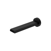 Bianca Fixed Bath Spout 200mm | Matte Black gallery detail image