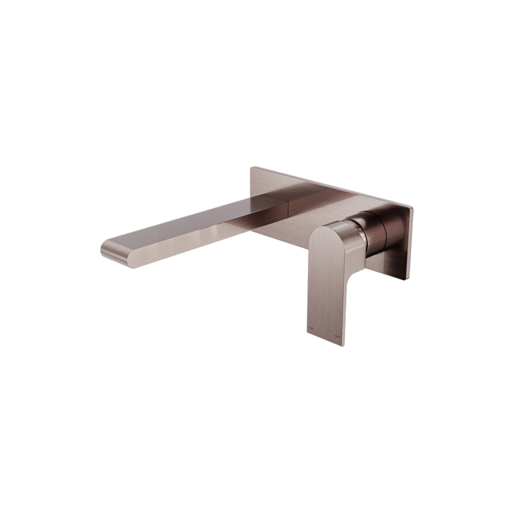 Bianca Wall Basin/Bath Mixer 187mm | Brushed Bronze gallery detail image