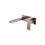 Bianca Wall Basin/Bath Mixer 187mm | Brushed Bronze gallery detail image