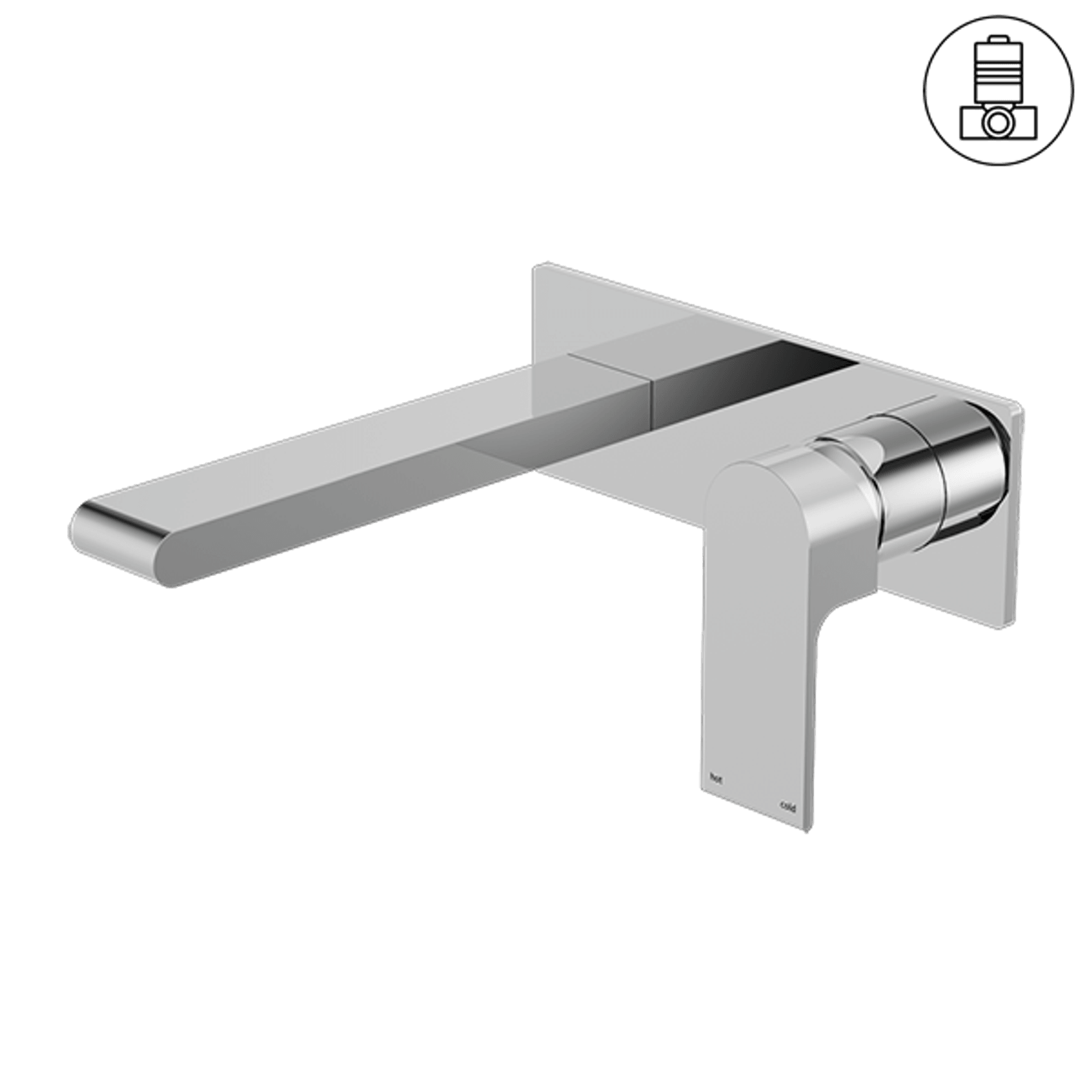 Bianca Basin/Bath Mixer 230mm | Chrome gallery detail image