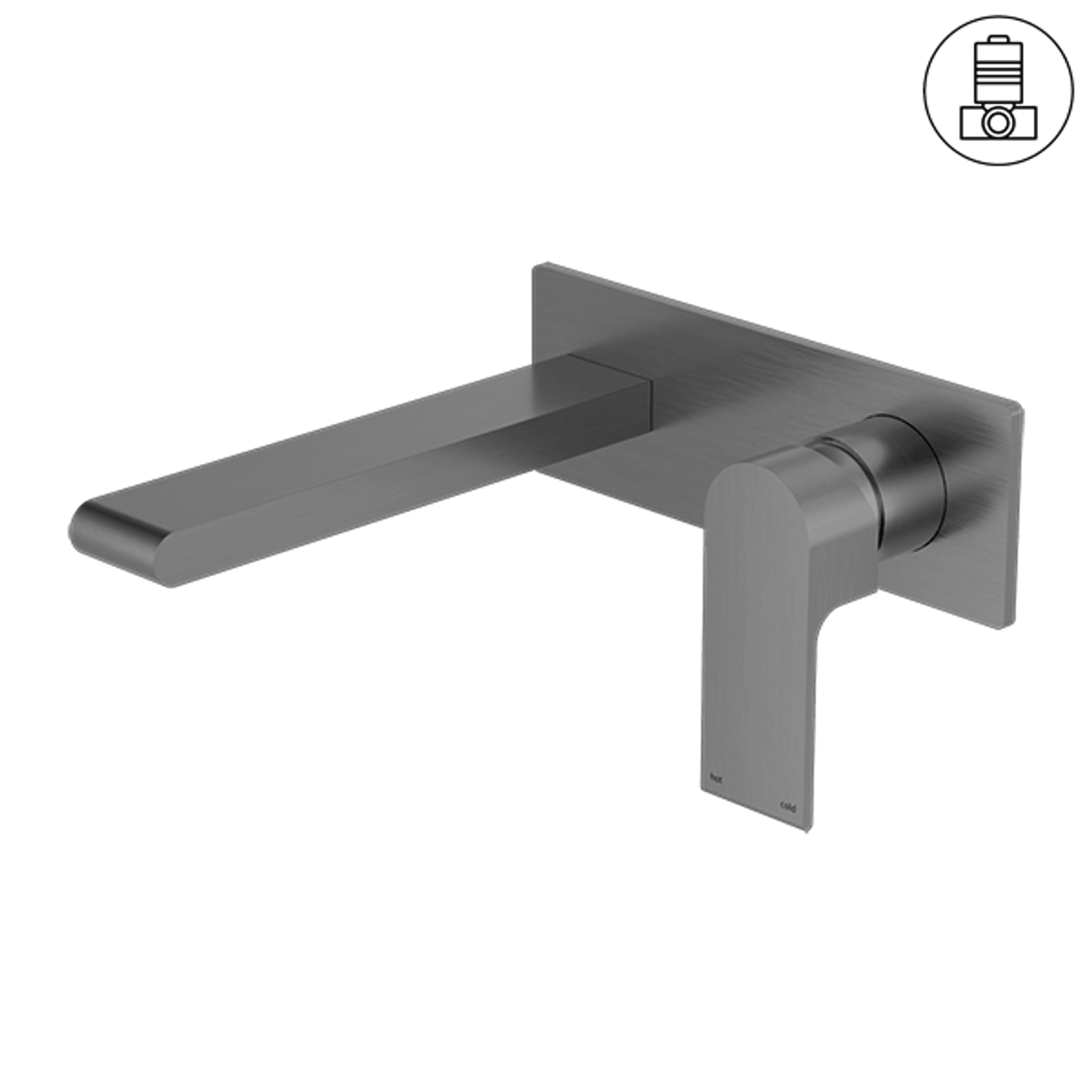 Bianca Basin/Bath Mixer 230mm | Gun Metal gallery detail image