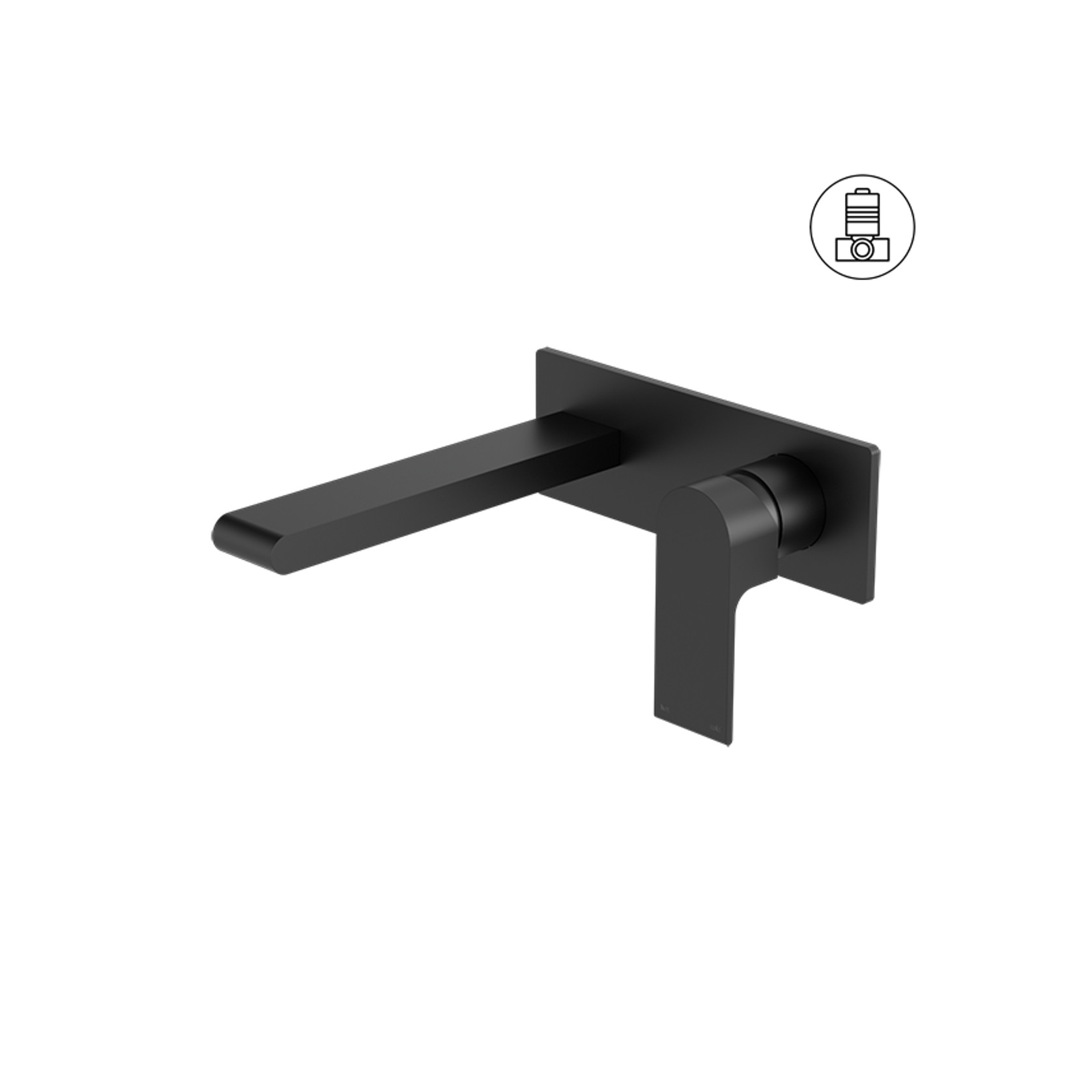Bianca Basin/Bath Mixer 230mm | Matte Black gallery detail image
