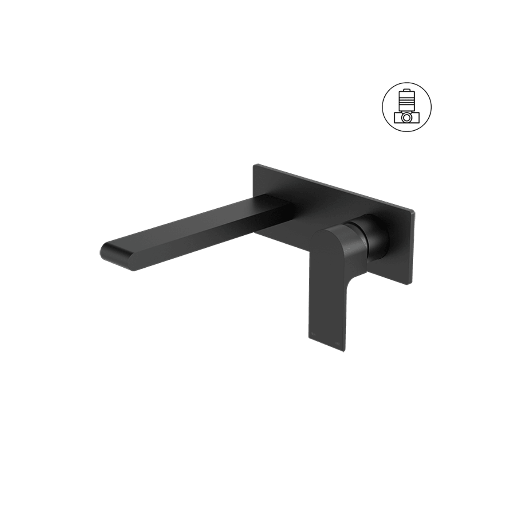 Bianca Basin/Bath Mixer 230mm | Matte Black gallery detail image