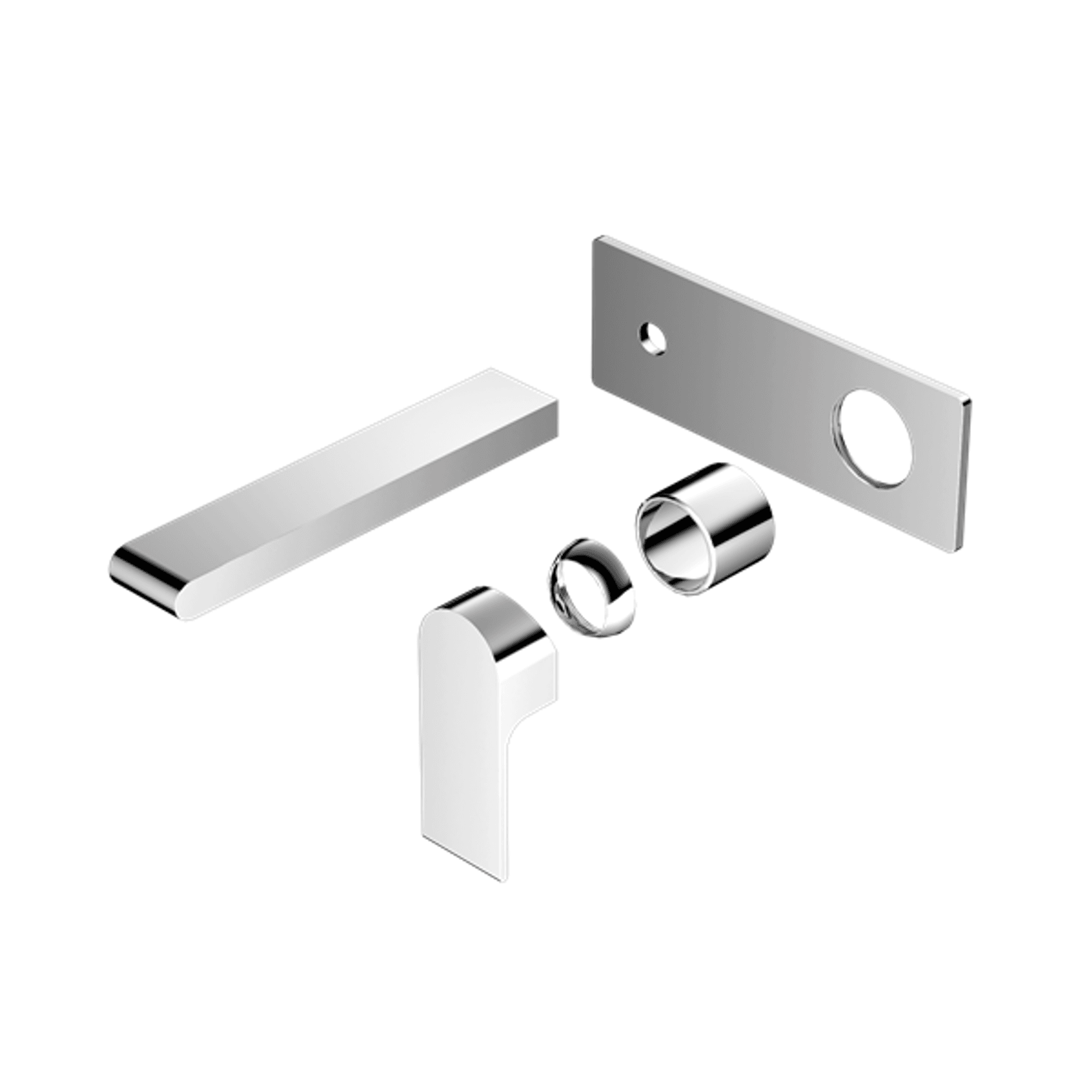 Bianca Basin/Bath Mixer 187mm Trim Kits | Chrome gallery detail image