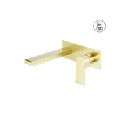 Bianca Basin/Bath Mixer 230mm | Brushed Gold gallery detail image