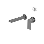 Bianca Basin/Bath Mixer Back Plate 230mm | Gun Metal gallery detail image