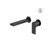 Bianca Basin/Bath Mixer Back Plate 230mm | Matte Black gallery detail image
