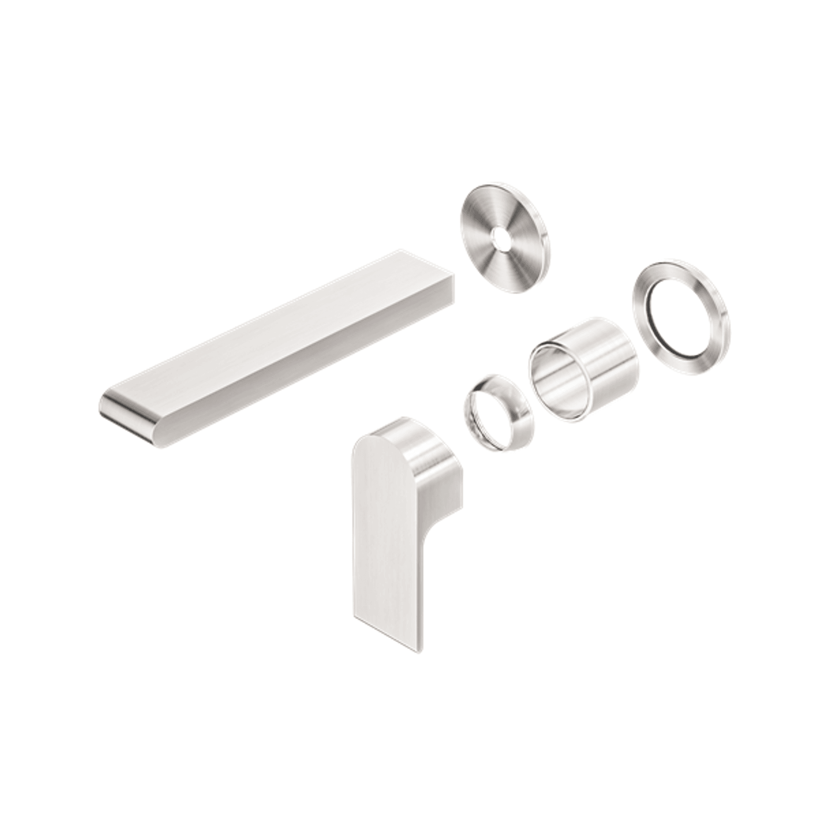 Bianca Mixer Back Plate 187mm Trim Kits | Brushed Nickel gallery detail image