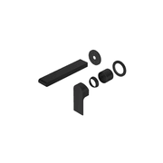 Bianca Mixer Back Plate 187mm Trim Kits | Matte Black gallery detail image