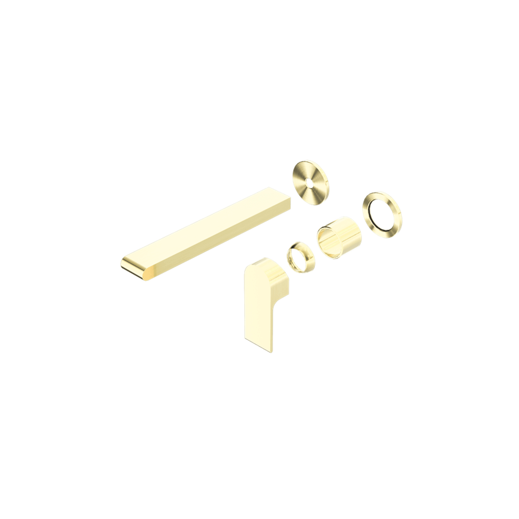 Bianca Mixer Back Plate 230mm Trim Kits | Brushed Gold gallery detail image