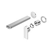 Bianca Wall Basin/Bath Mixer Separate Back Plate 230mm Trim Kits | Chrome gallery detail image