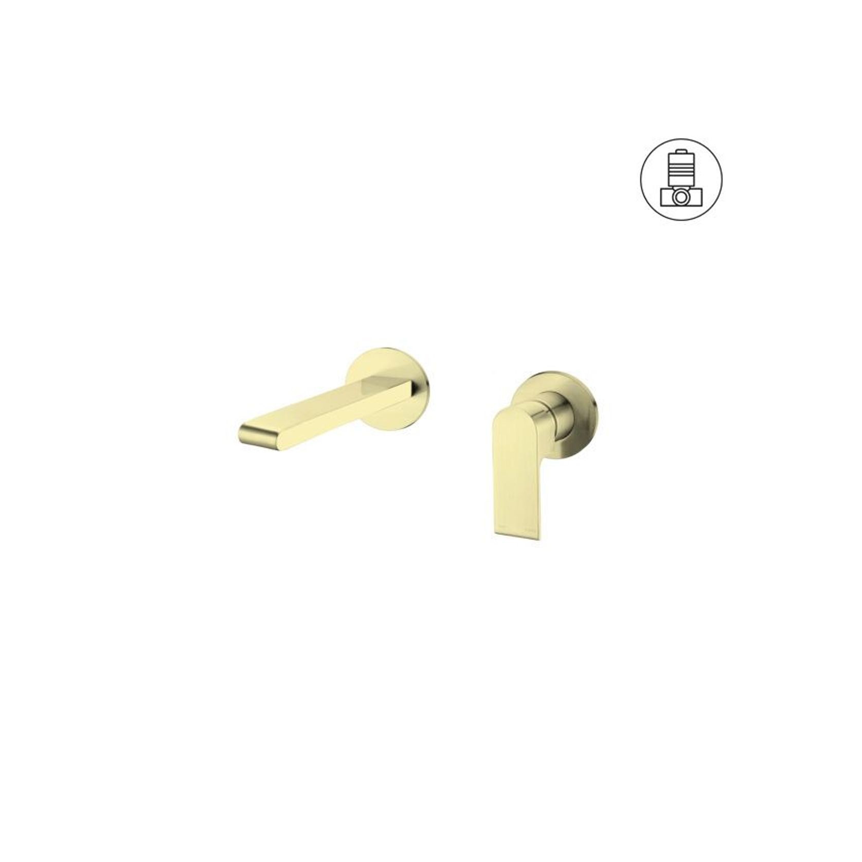 Bianca Mixer Separate Back Plate 187mm | Brushed Gold gallery detail image