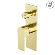Bianca Shower Mixer & Divertor | Brushed Gold gallery detail image