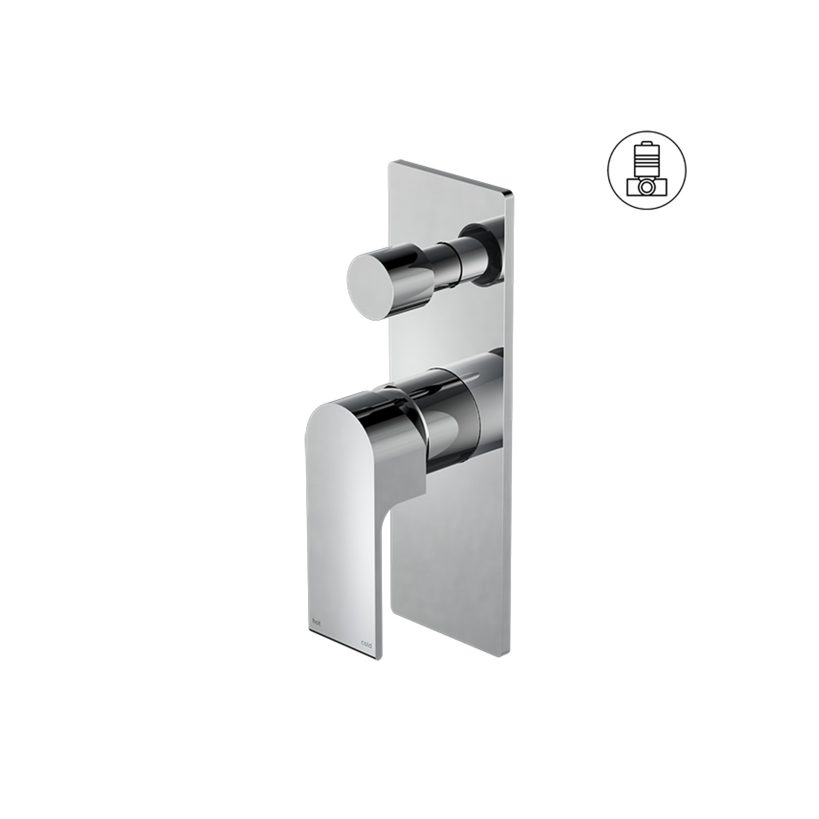 Bianca Shower Mixer & Divertor | Chrome gallery detail image