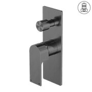 Bianca Shower Mixer & Divertor | Gun Metal gallery detail image