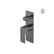 Bianca Shower Mixer & Divertor | Gun Metal gallery detail image