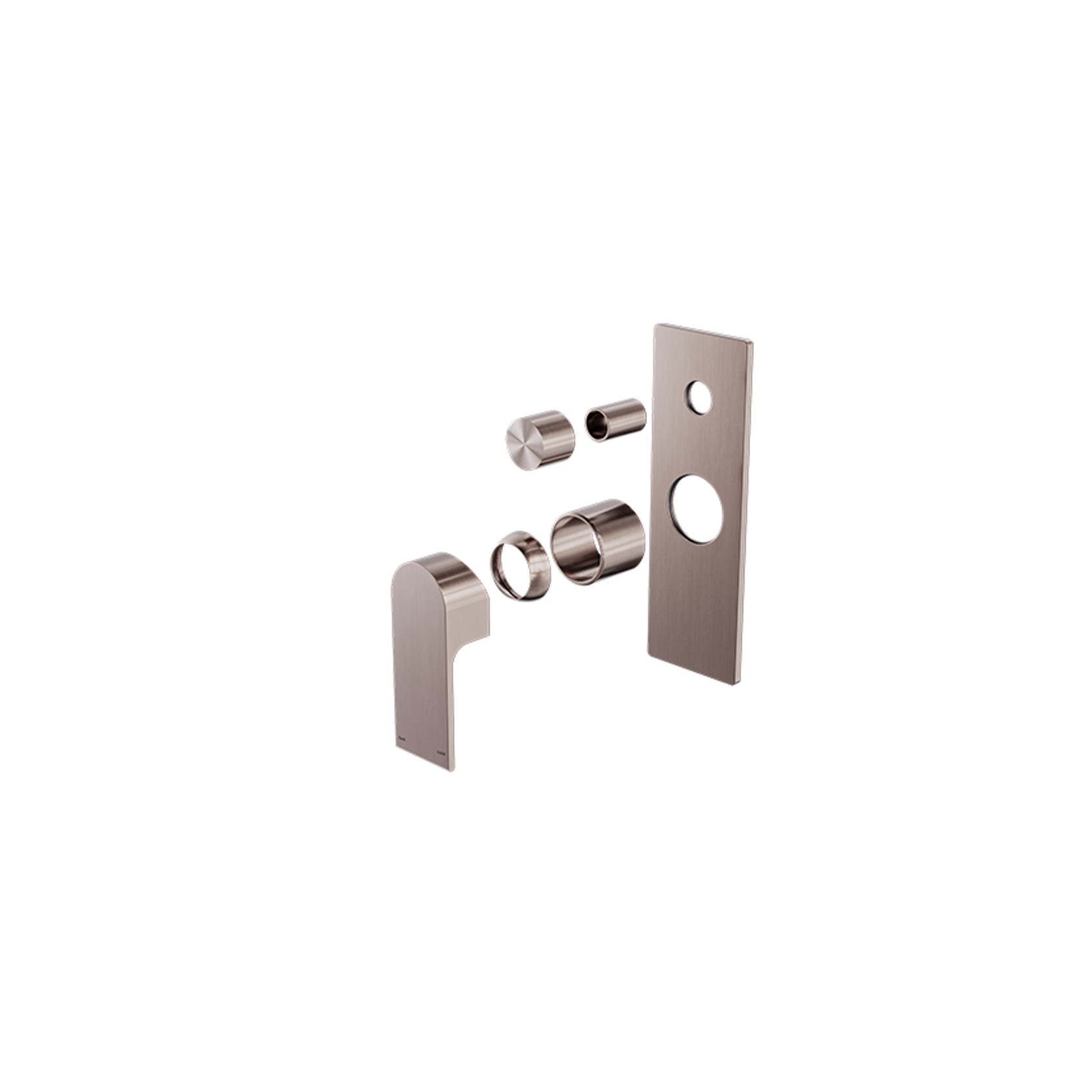 Bianca Shower Mixer & Divertor Trim Kits | Brushed Bronze gallery detail image