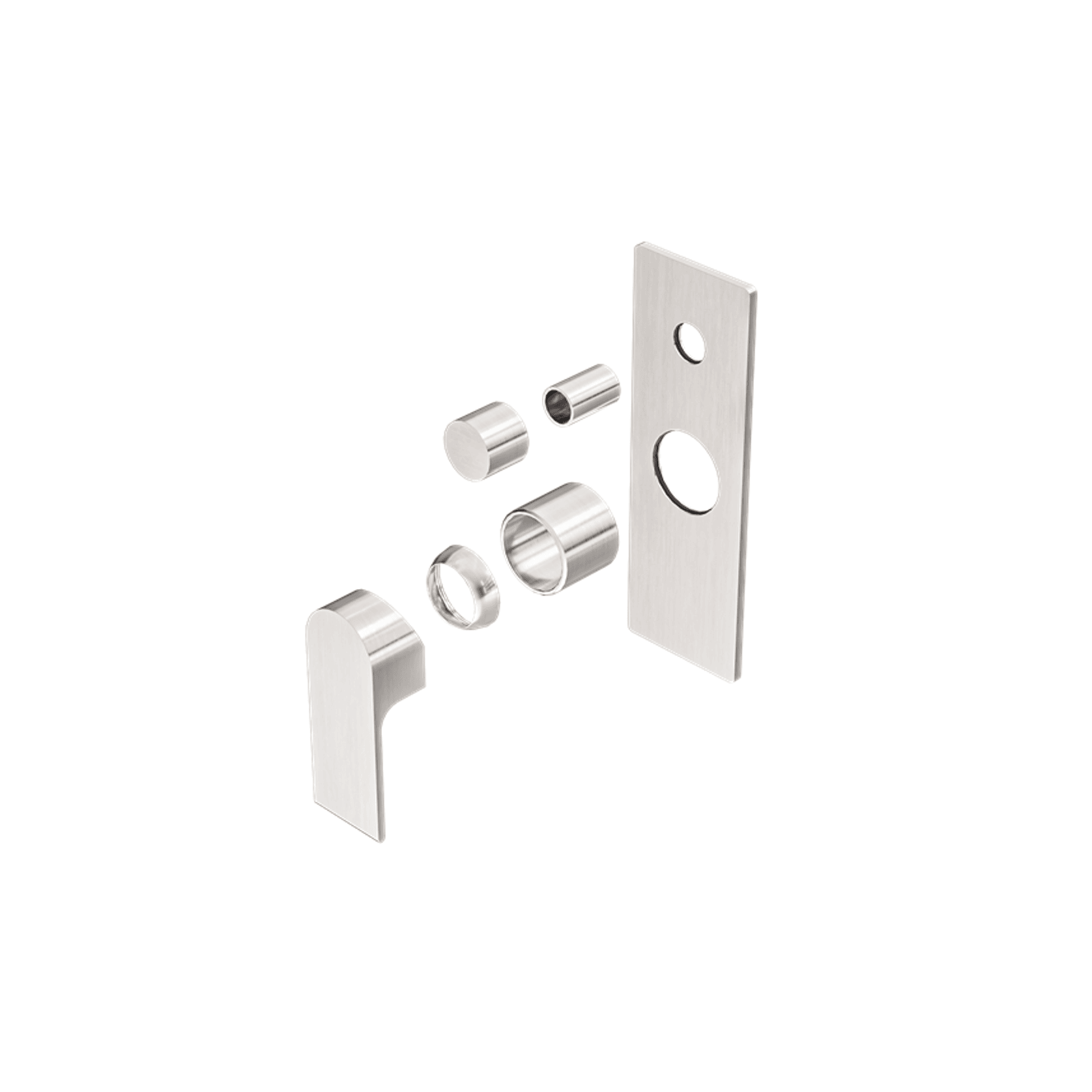 Bianca Shower Mixer & Divertor Trim Kits | Brushed Nickel gallery detail image