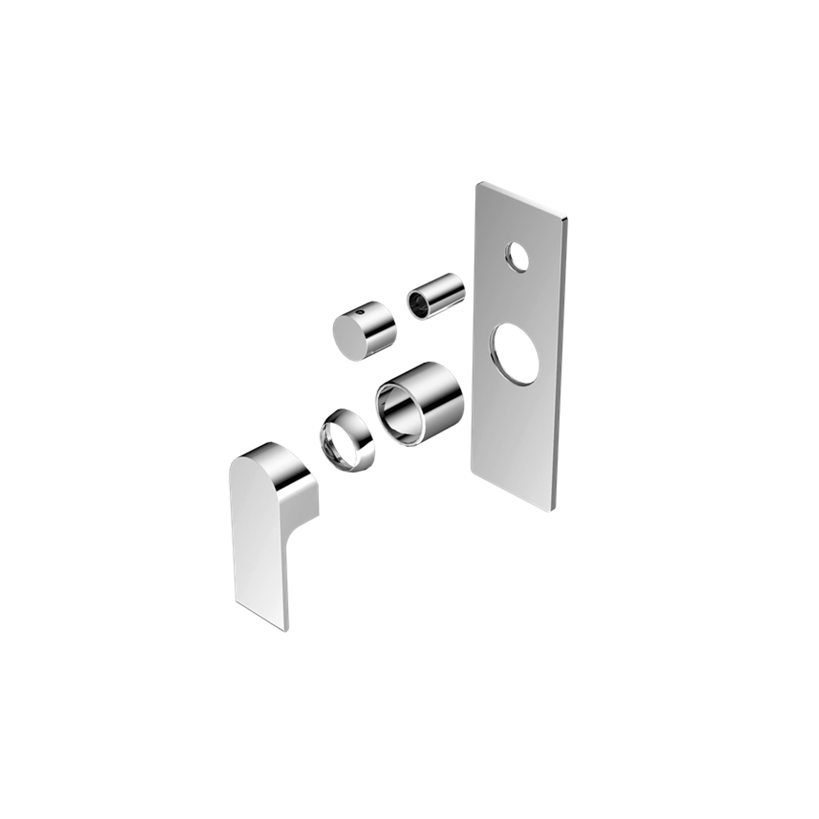 Bianca Shower Mixer & Divertor Trim Kits | Chrome gallery detail image