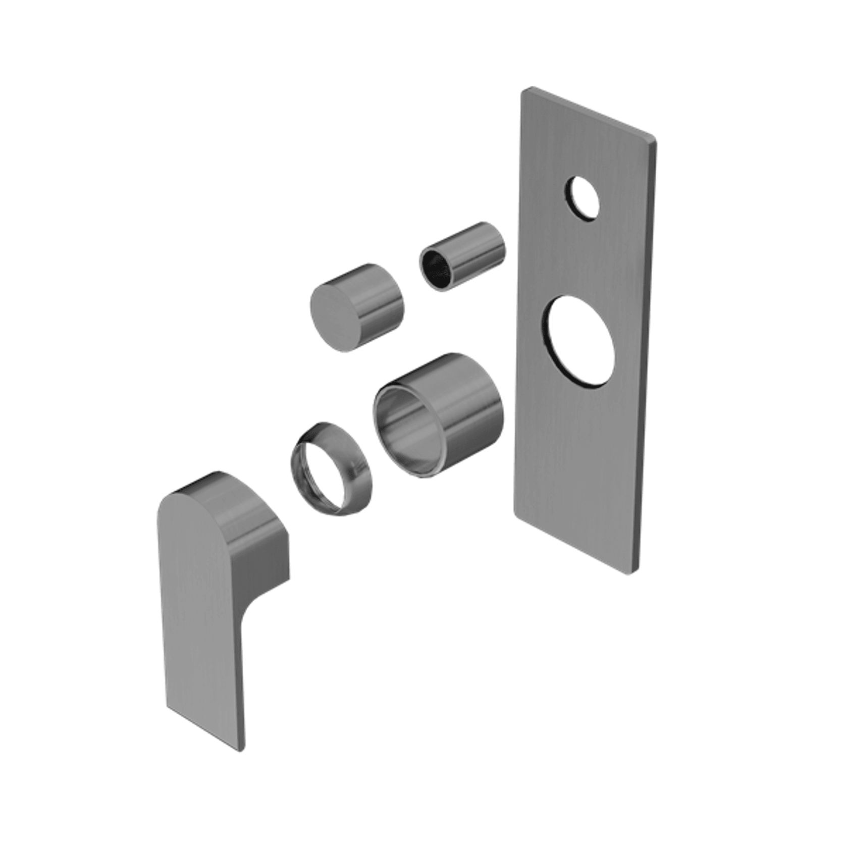 Bianca Shower Mixer & Divertor Trim Kits | Gun Metal gallery detail image