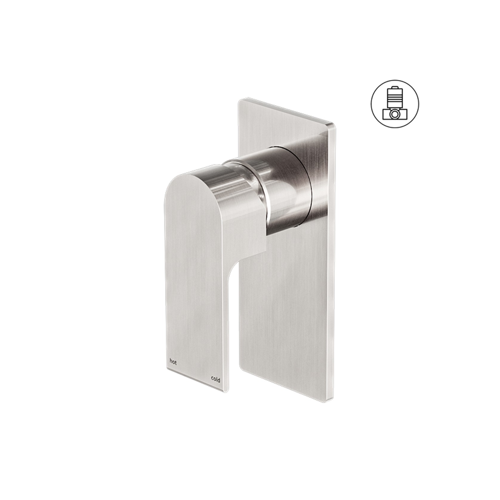 Bianca Shower Mixer | Brushed Nickel gallery detail image