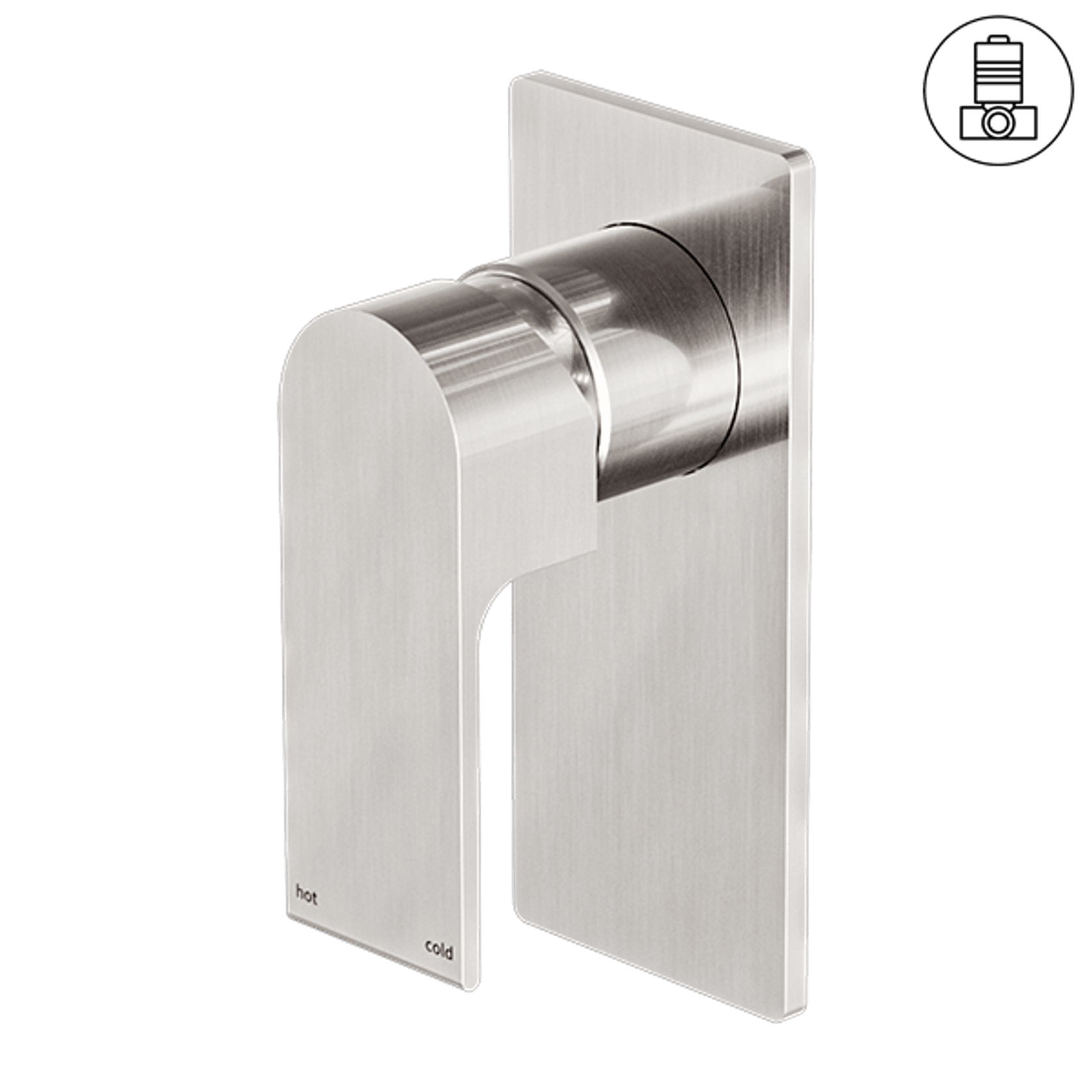 Bianca Shower Mixer | Brushed Nickel gallery detail image