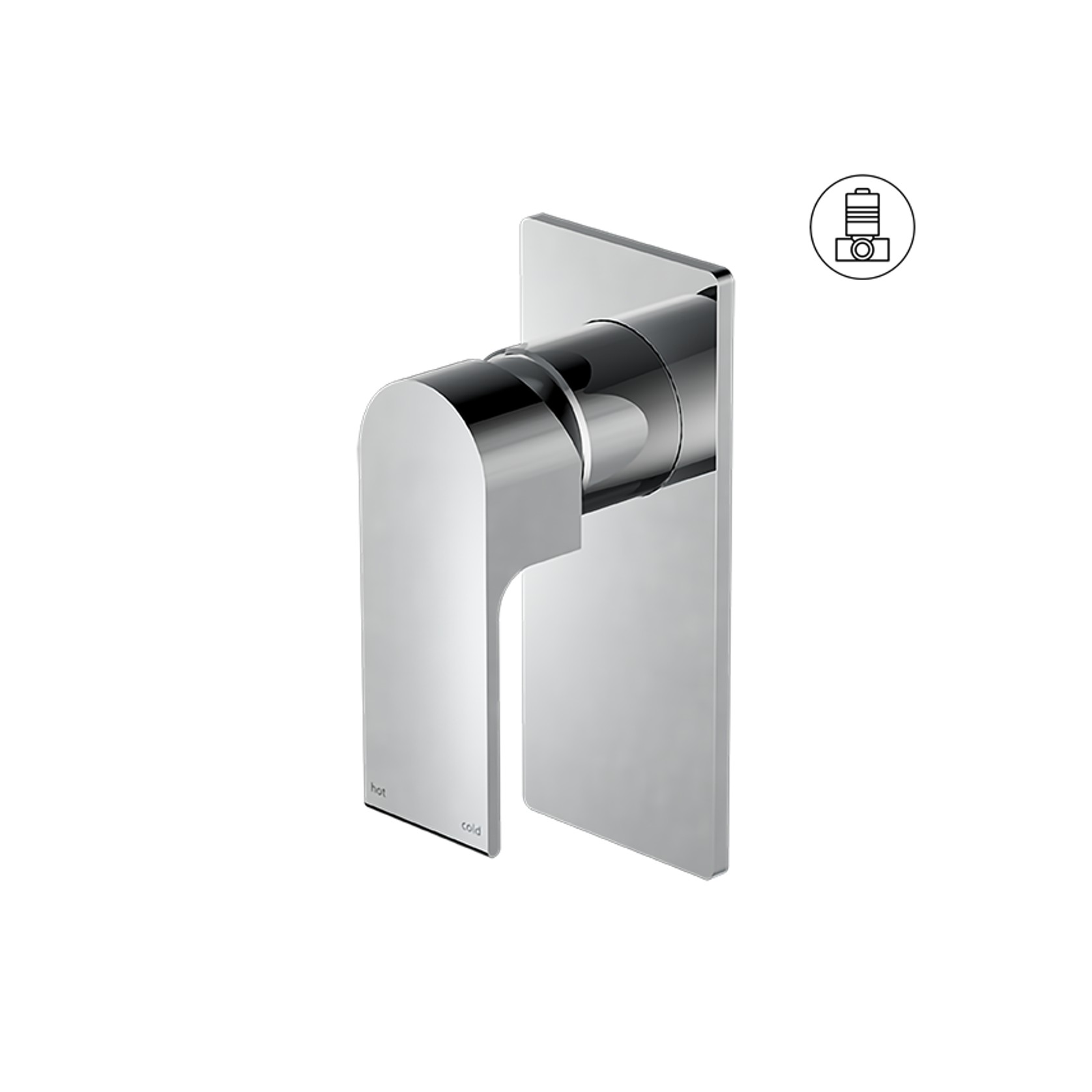Bianca Shower Mixer | Chrome gallery detail image