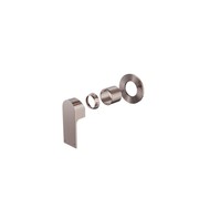 Bianca Shower Mixer 80mm Plate Trim Kits | Brushed Bronze gallery detail image