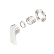 Bianca Shower Mixer 80mm Plate Trim Kits | Brushed Nickel gallery detail image