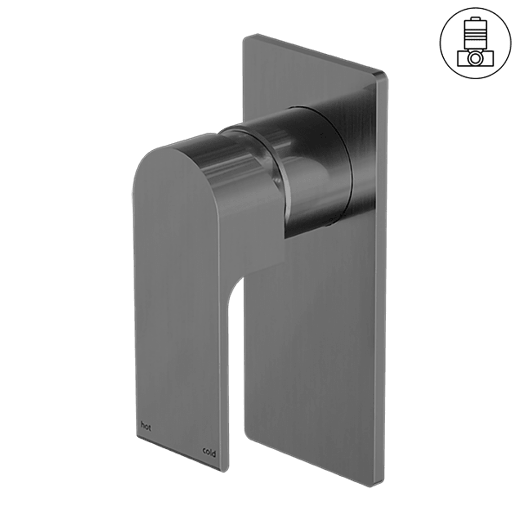 Bianca Shower Mixer | Gun Metal gallery detail image